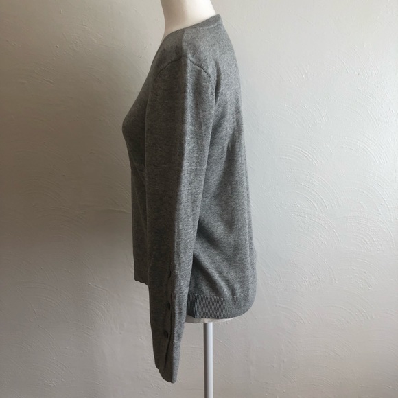 LOFT Gray Cardigan Sweater - Picture 2 of 6